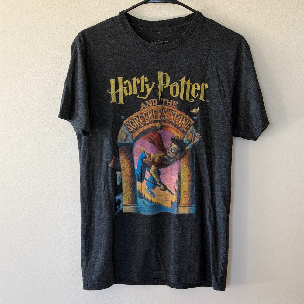 Harry Potter Sorcerers Stone Short Sleeve Shirt Men's Small
